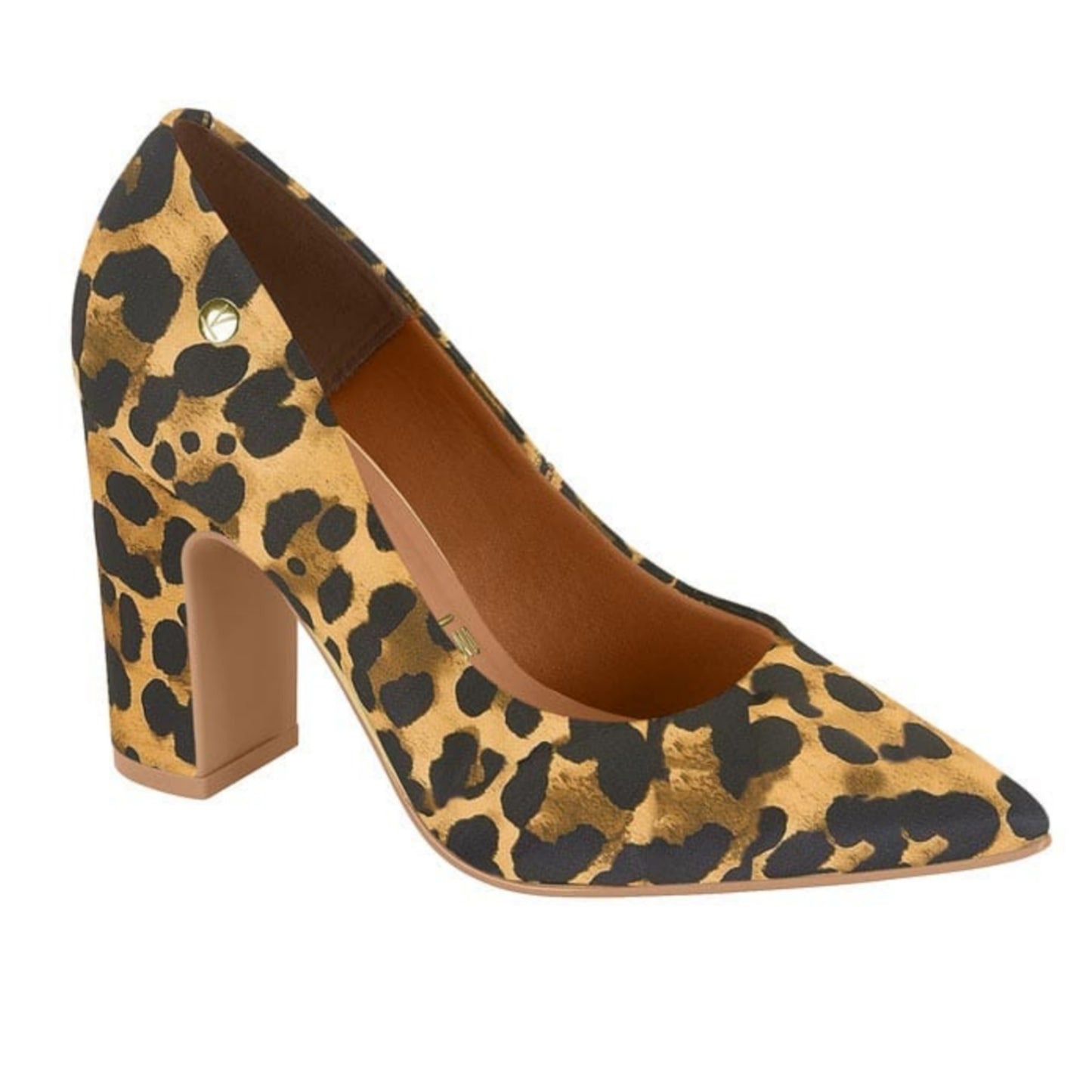Vizzano Pointed Block Heel (Dubai Leopard)