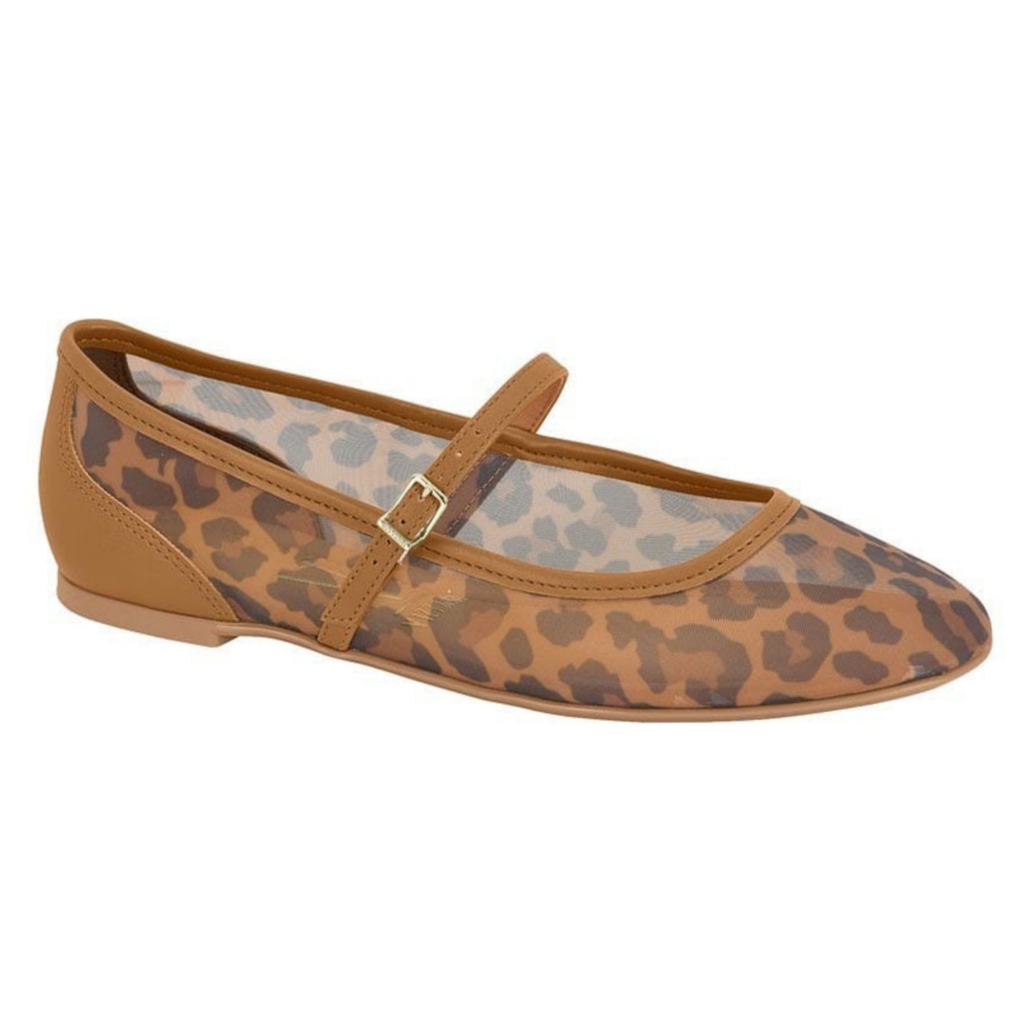 Vizzano Mary Jane Flat (Dubai Leopard)