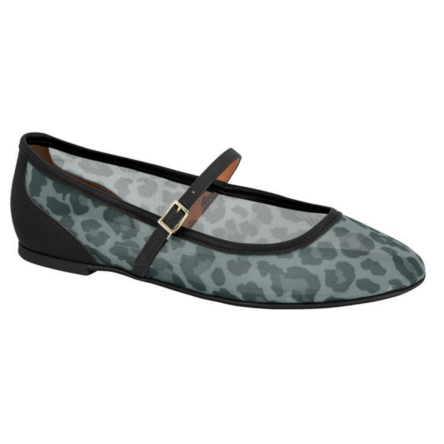 Vizzano Mary Jane Flat (Dubai Leopard)
