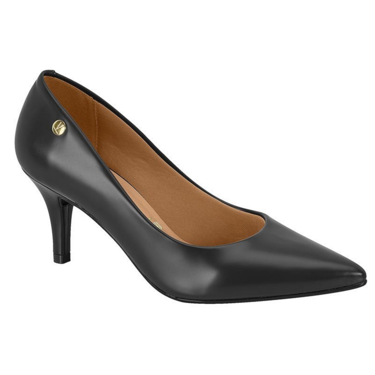 Vizzano Pointed MidHeel Pump (Black Malibu)