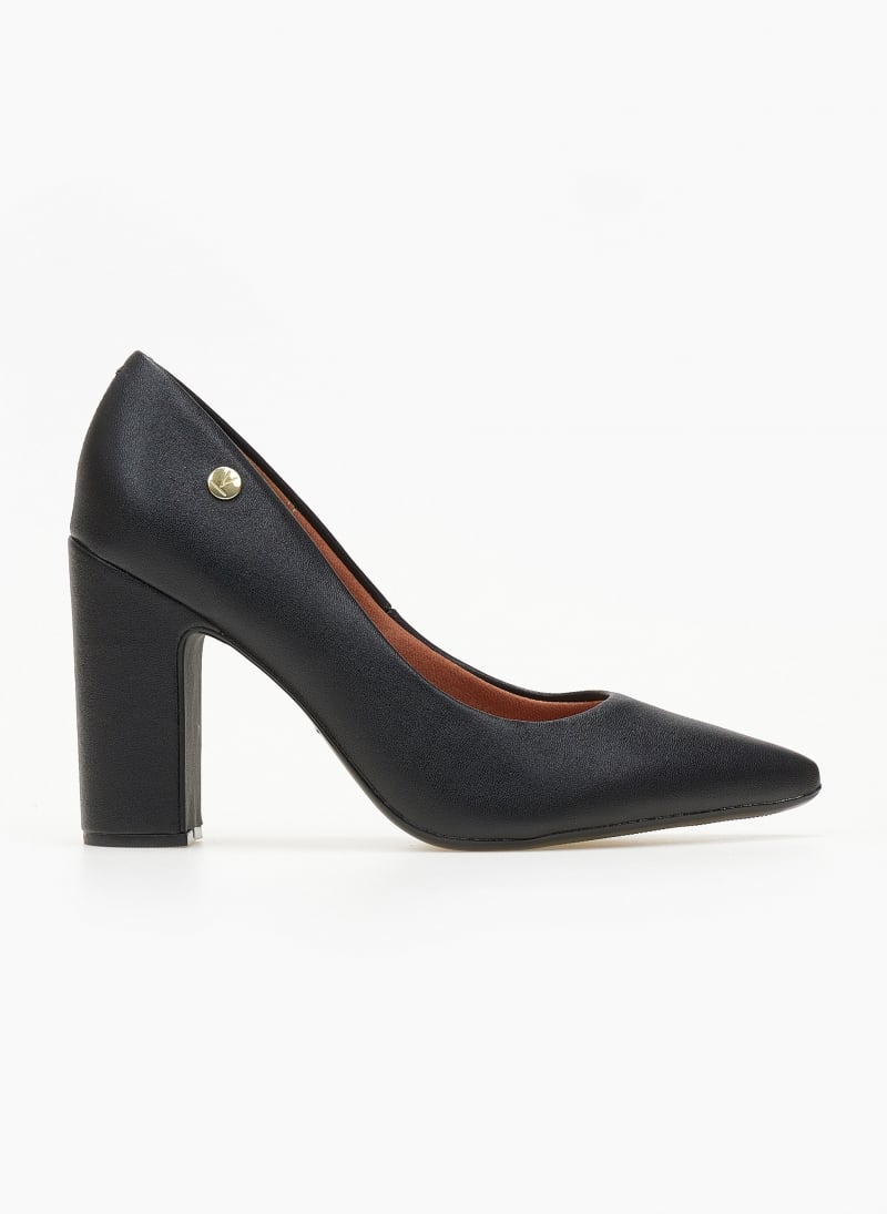 Vizzano Pointed Block Heel (Matte Black)