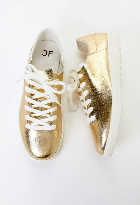JF Metallic Gold Sneaker