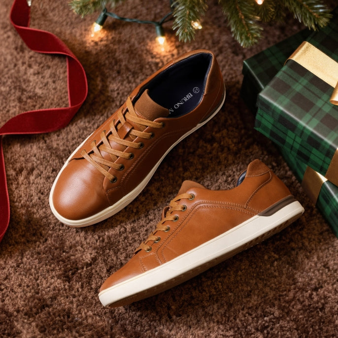 Bruno Marc Wide Width Casual Dress Sneaker