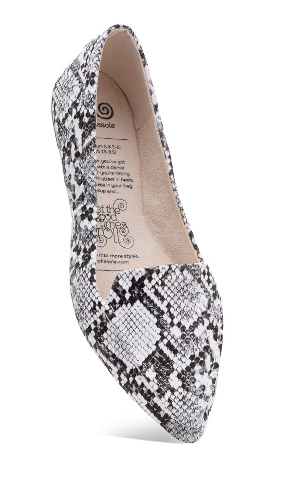 Rollasole Snow White Flats (Cobra)