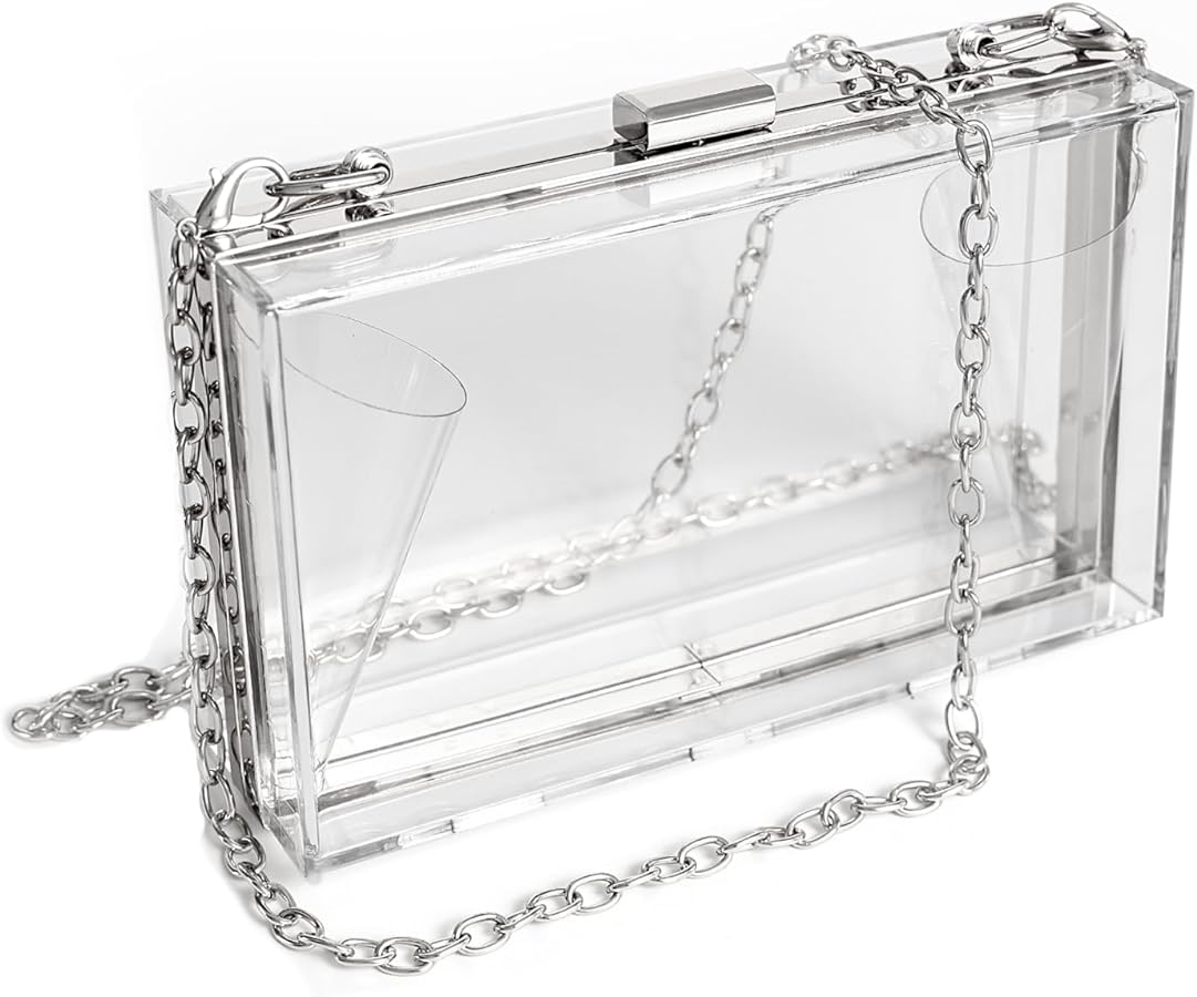Clear Acrylic Clutch Bag