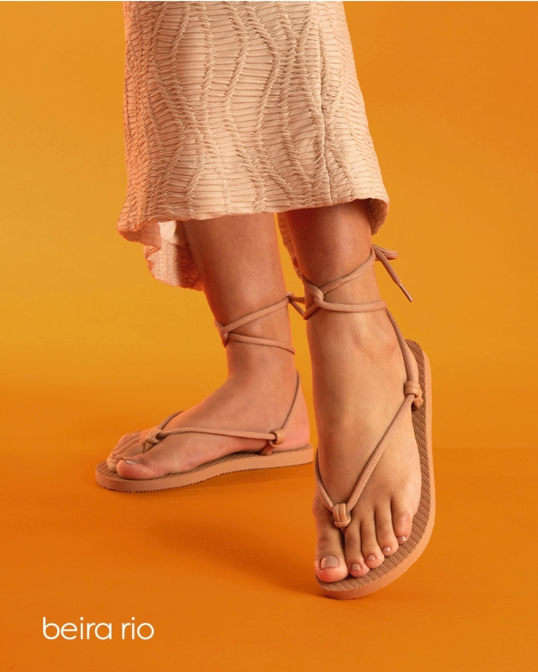 Beira Rio Thong Strappy Sandals