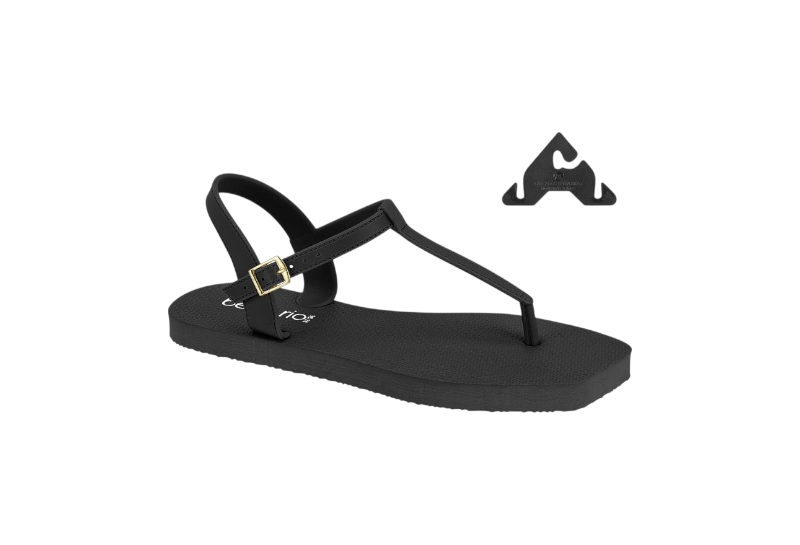 Beaira Rio Gaspea PVC Thong Sandals Blk