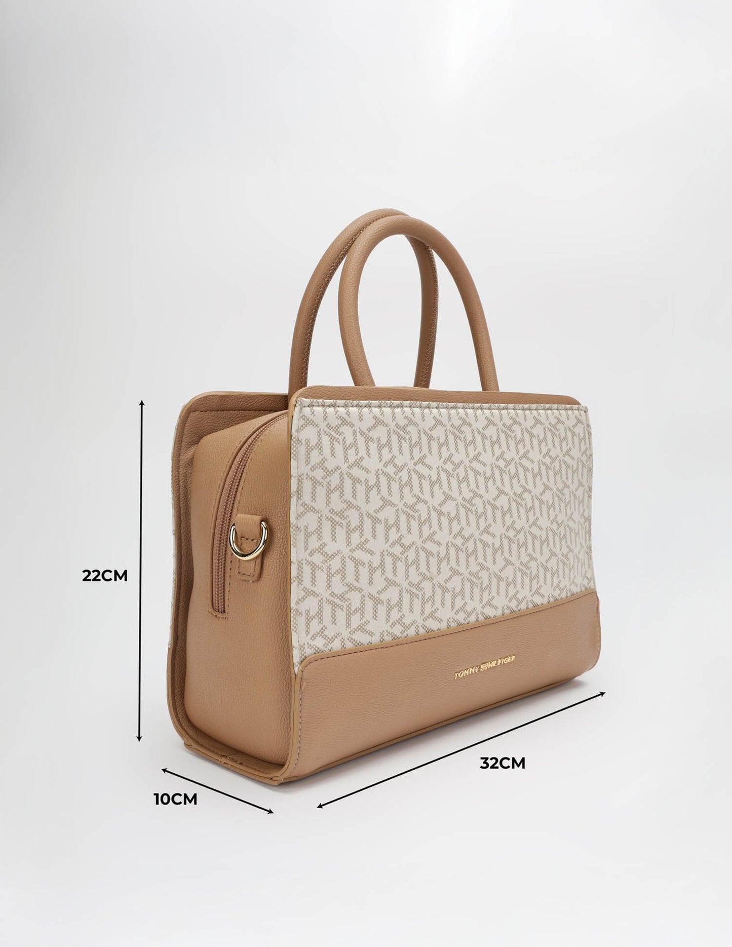 Tommy Hilfiger Emilee Satchel (Beige/Nude)