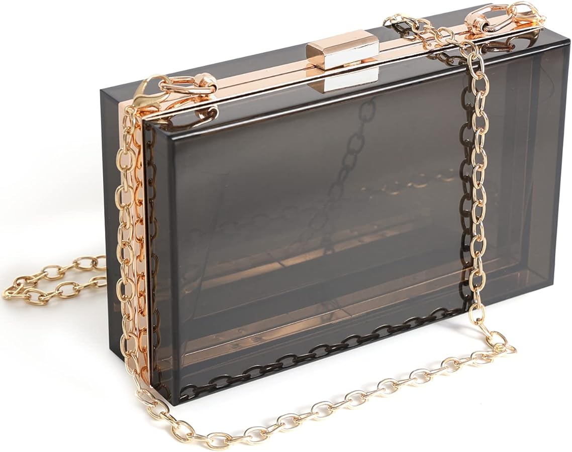 Clear Acrylic Clutch Bag