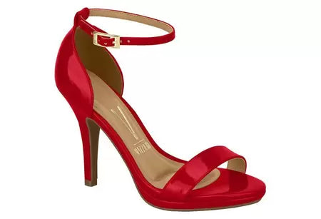 Vizzano Low Heel Sandal (Red Patent)