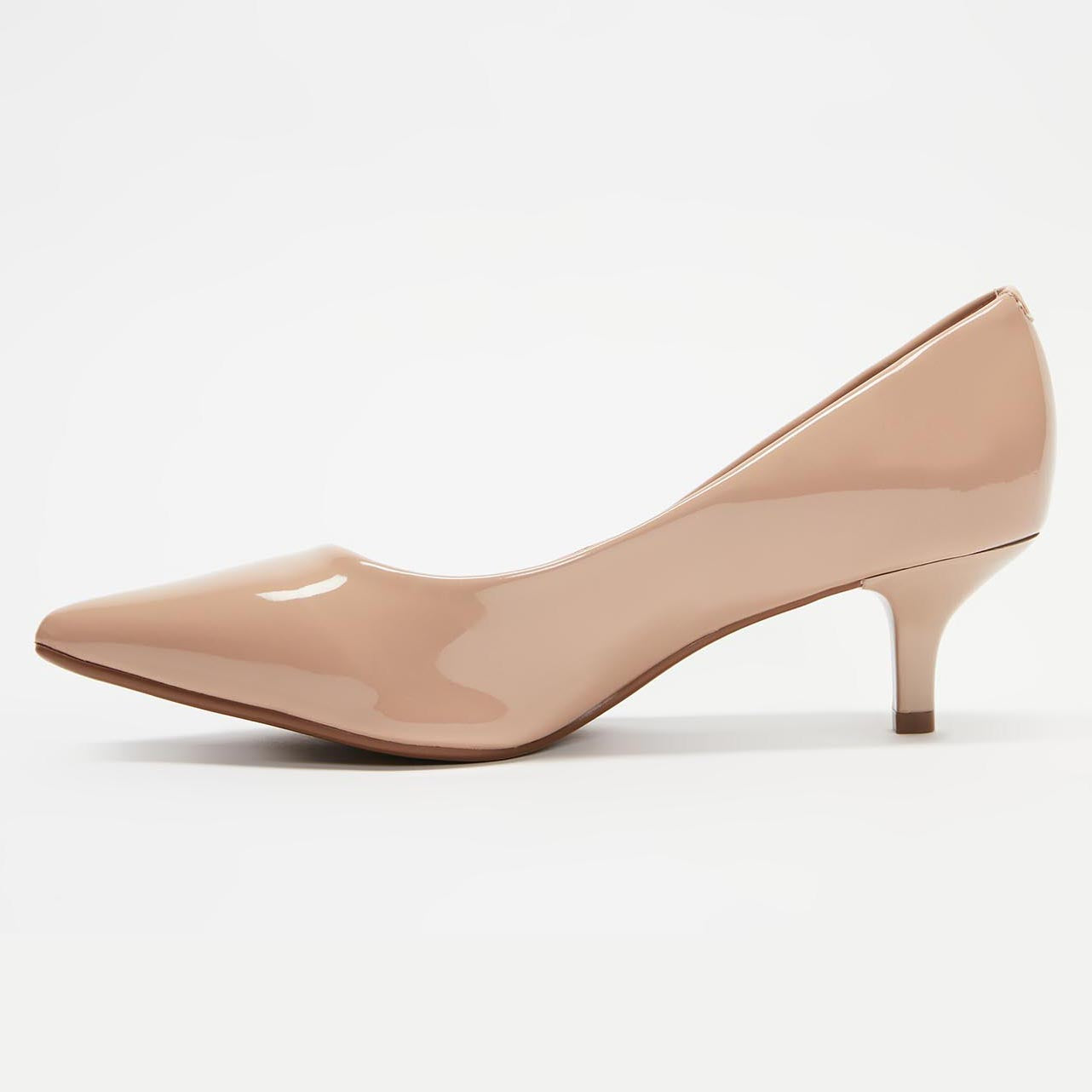 Vizzano Pointed Kitten Heel Pump (Premium Beige)