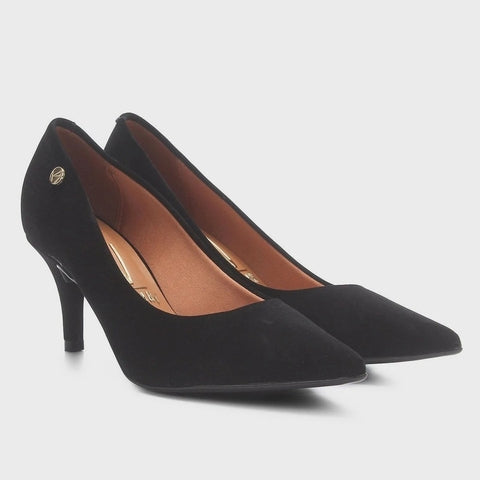 Vizzano Mid-Heel (Black Suede)