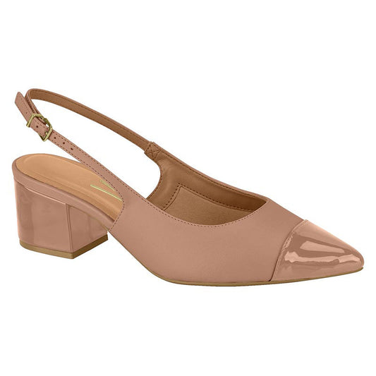 Vizzano Block Heel Slingback (Nude)