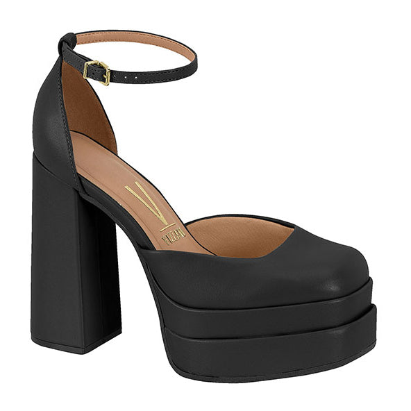 Vizzano Double Platform Pump (Black)