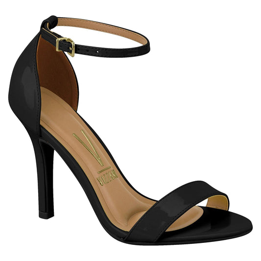 Vizzano Stiletto Sandal (Patent Black)