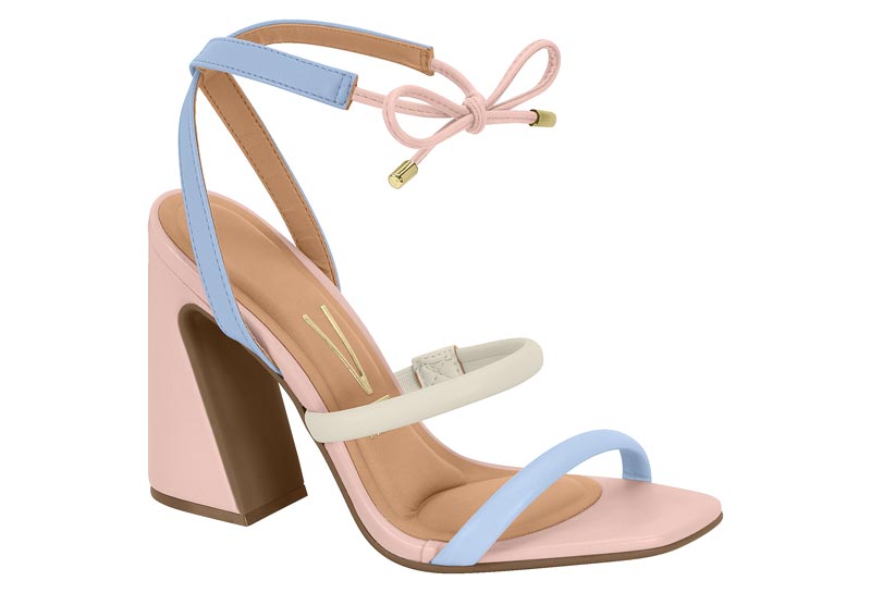 Vizzano Tira Meia Strappy Sandal (Blue/Blush)