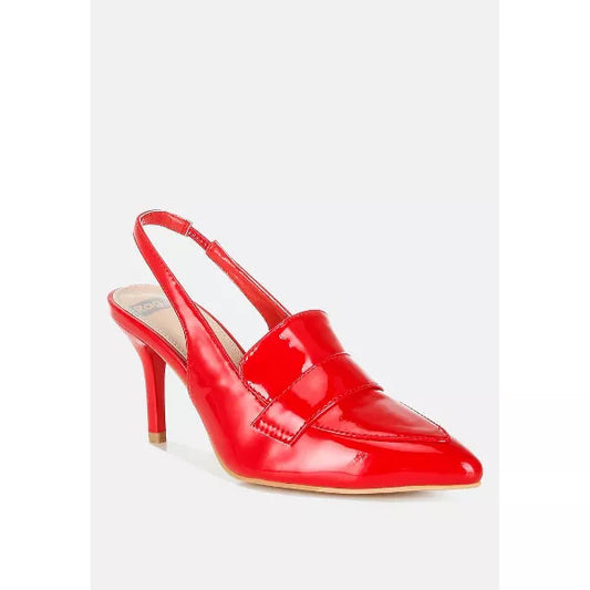 Slingback Loafer Heels