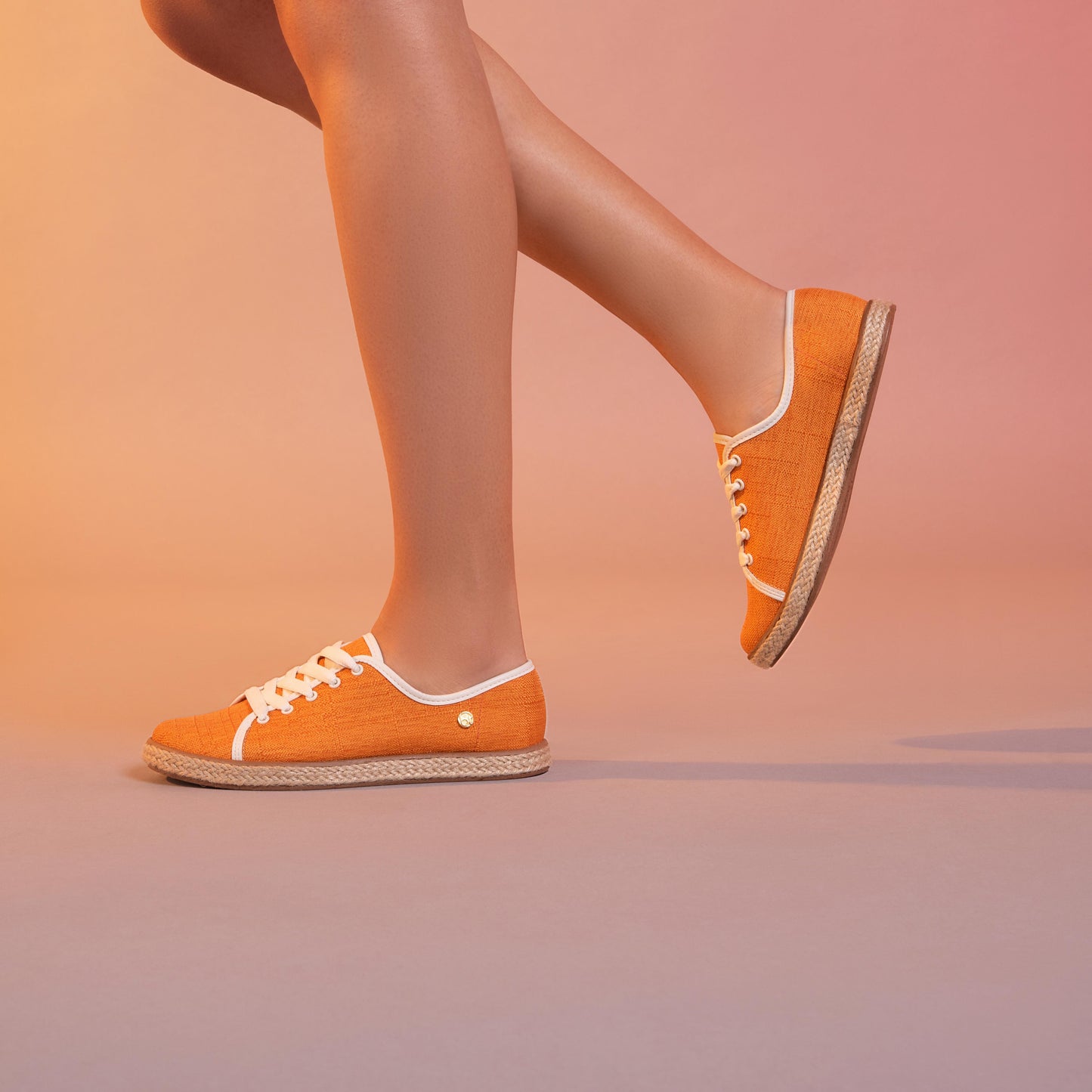 Beira Rio Espadrille (Orange)