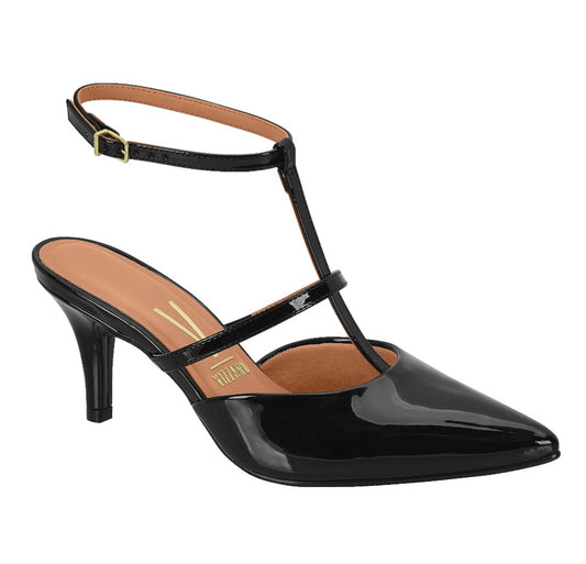 Vizzano T-Strap Low (Black Patent)