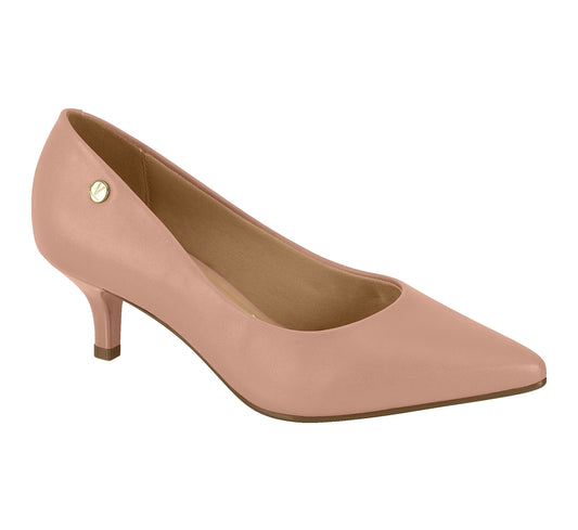 Vizzano Pointed Kitten Heel Pump (Matte Nude)