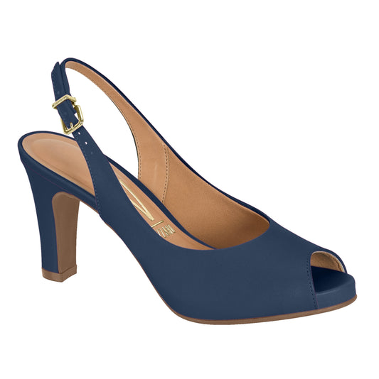 Vizzano Peeptoe Slingback (Navy)