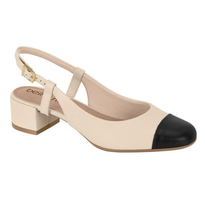 Beira Rio Almond Captoe Slingback