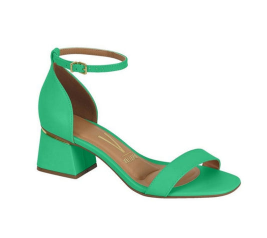 Vizzano Low Block Heel Sandal (Green)