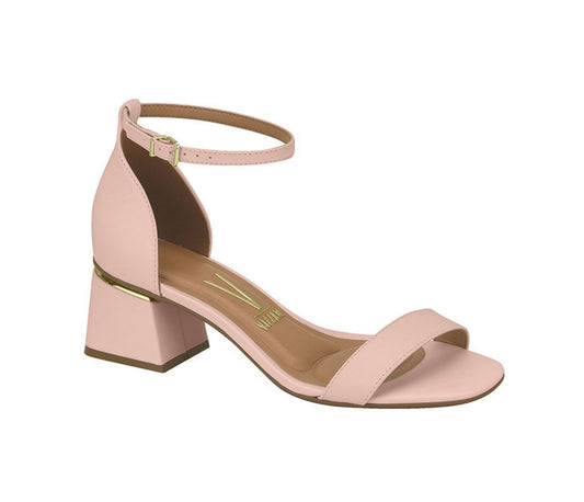 Vizzano Low Block Heel Sandal (Blush)