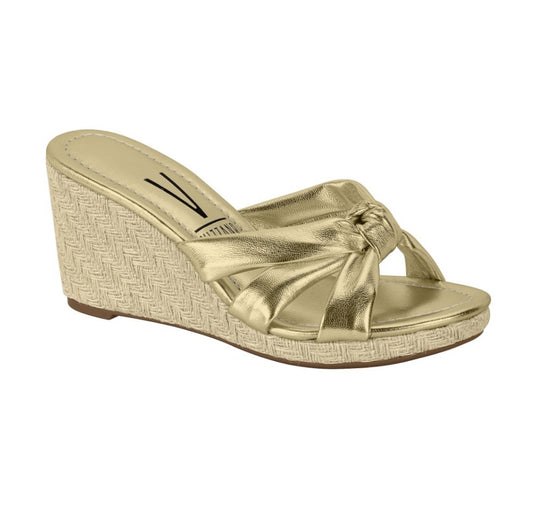 Vizzano Napa Wedge Sandal (Gold)