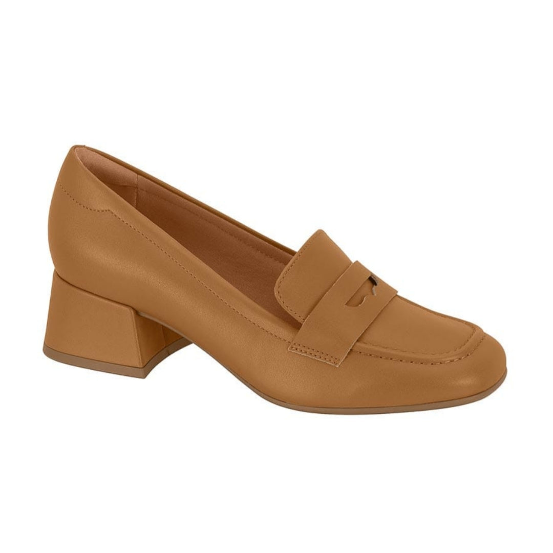 Vizzano Block Heel Loafer (Camel)