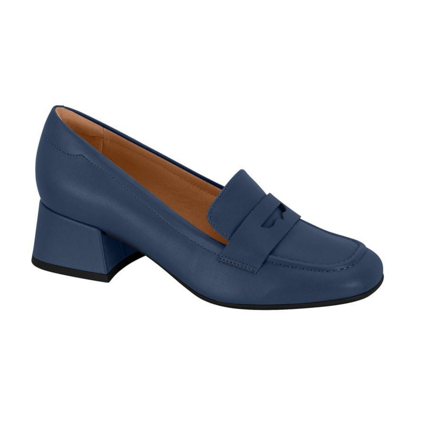 Vizzano Block Heel Loafer (Navy)