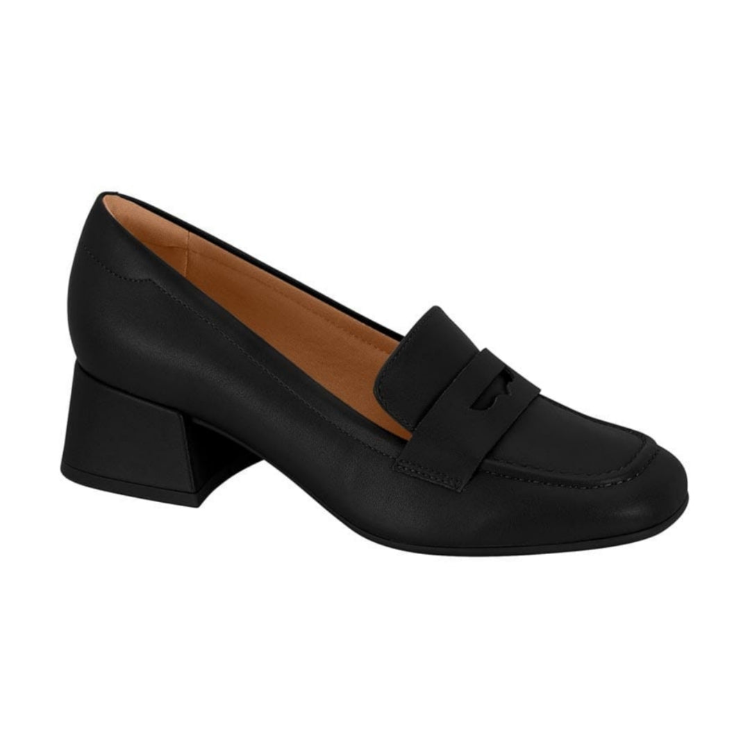 Vizzano Block Heel Loafer (Black)