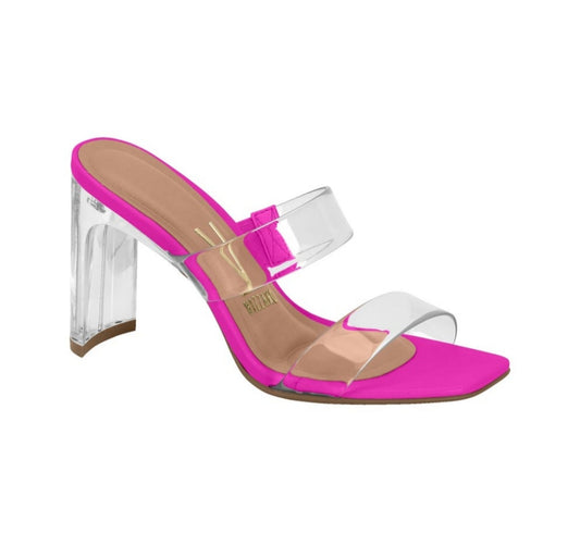 Vizzano Double Strap Mule (Hot Pink)