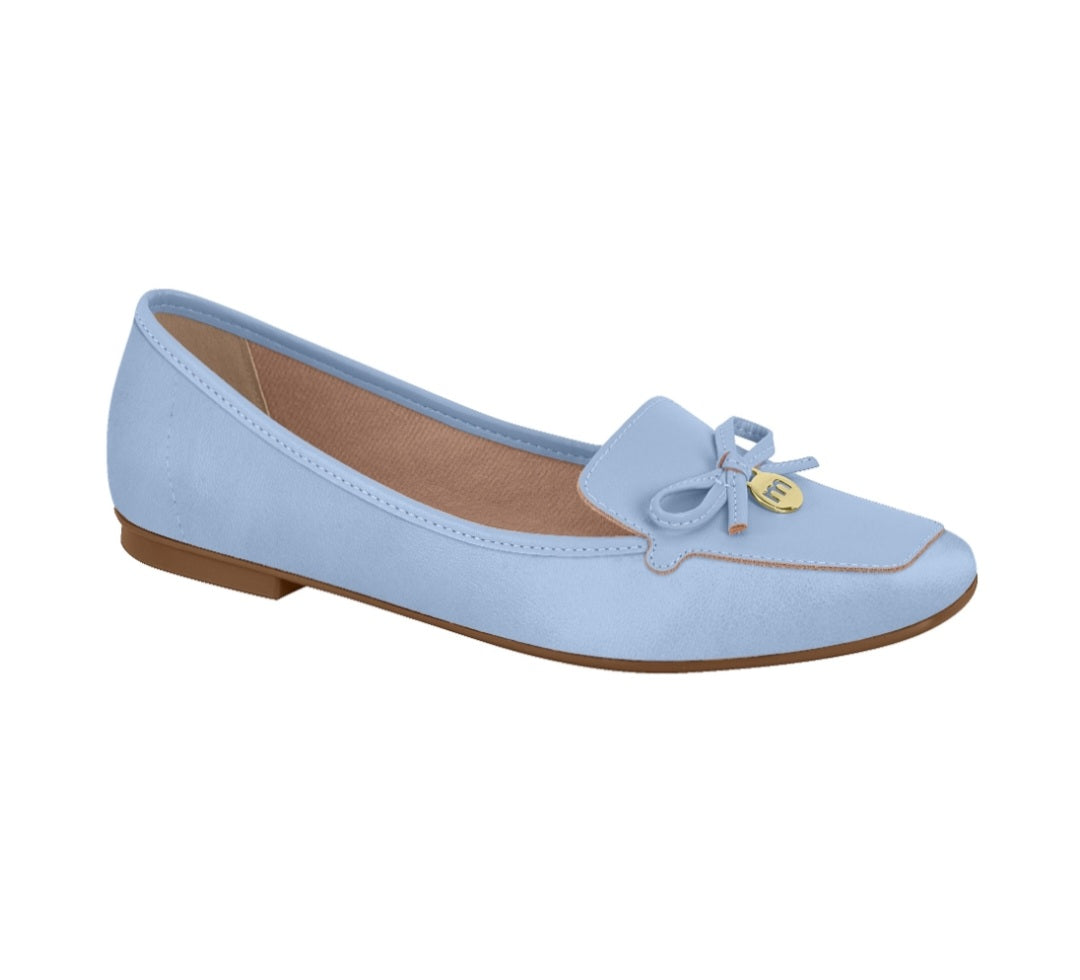 Moleca Bowtie Loafer (Light Blue)