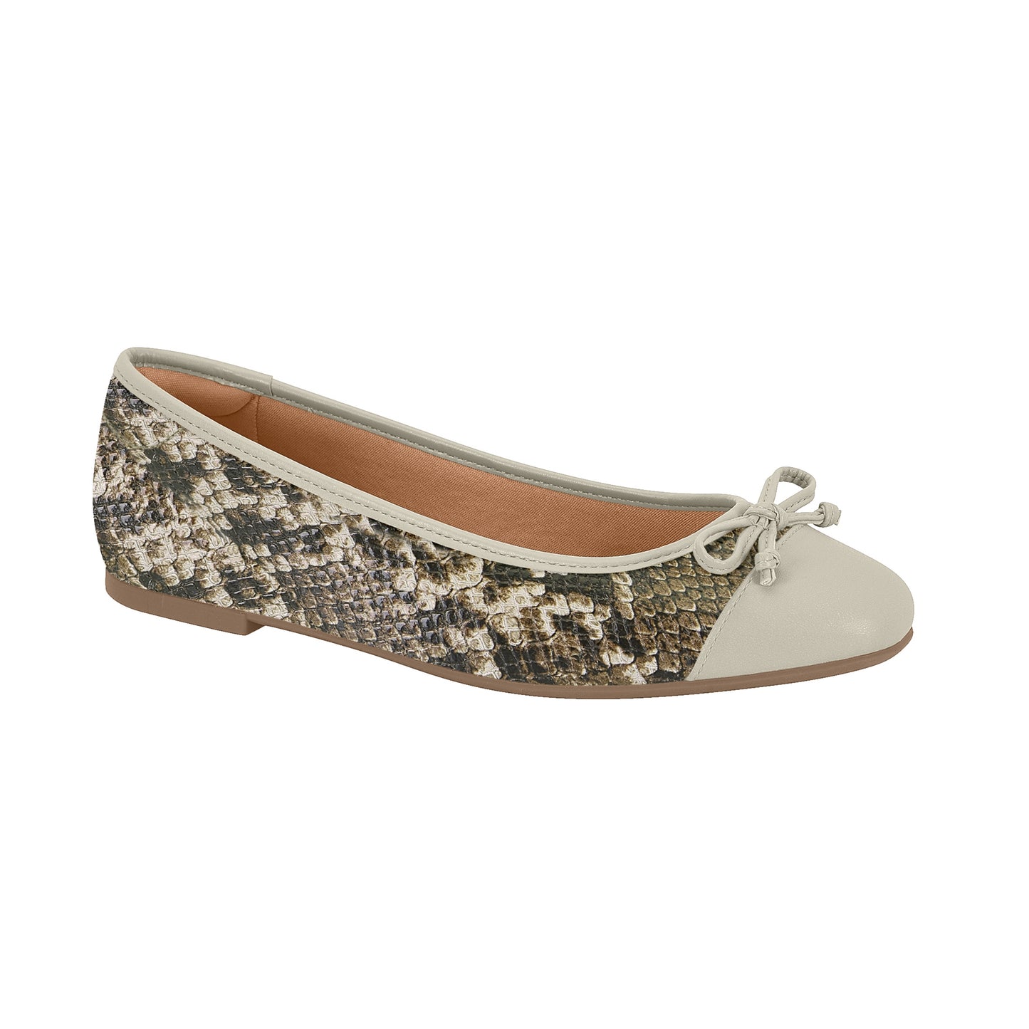 Vizzano Ballet Flat (Multi White Cobra)