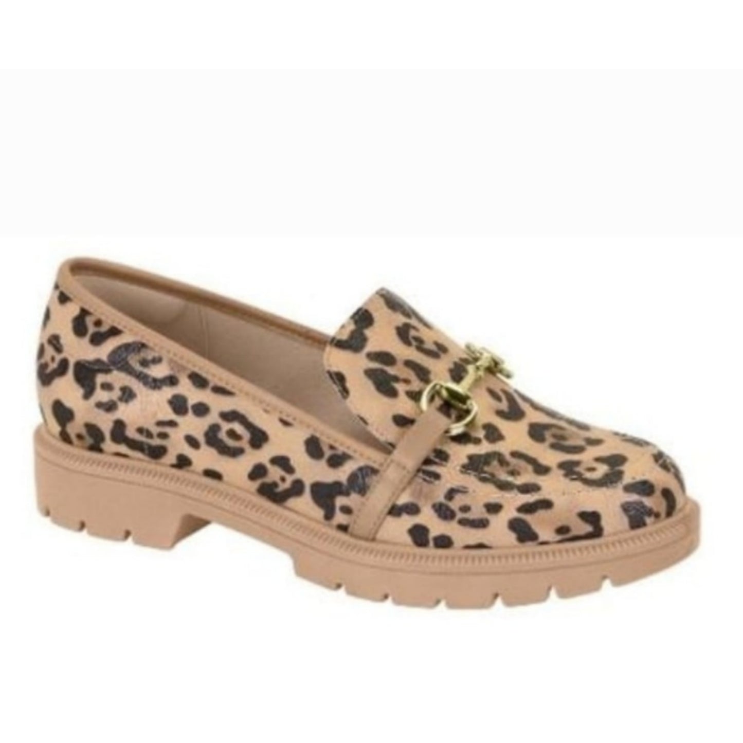 Beira Rio Lug Loafers2 Leopard