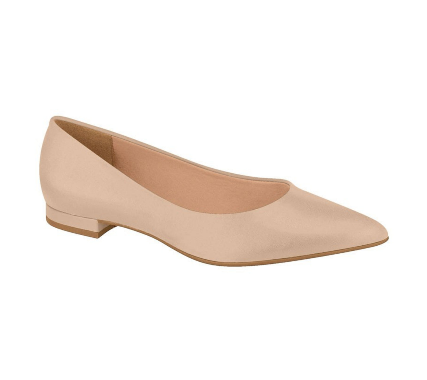 Vizzano Classic Pointed Flat (Matte Beige)