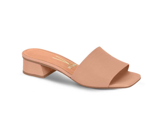 Vizzano Low Block Heel Clog (Nude)