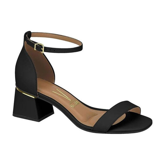 Vizzano Low Block Heel Sandal (Black)