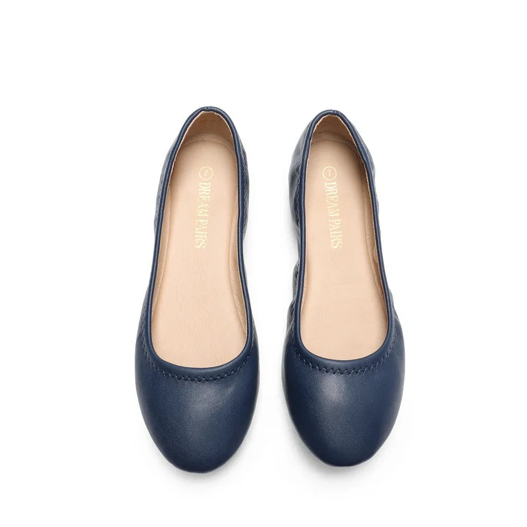 Dream Pairs Ballerina Flats (Navy)