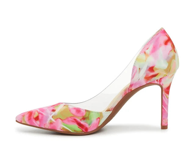 Jessica Simpson Floral Print D'Orsay