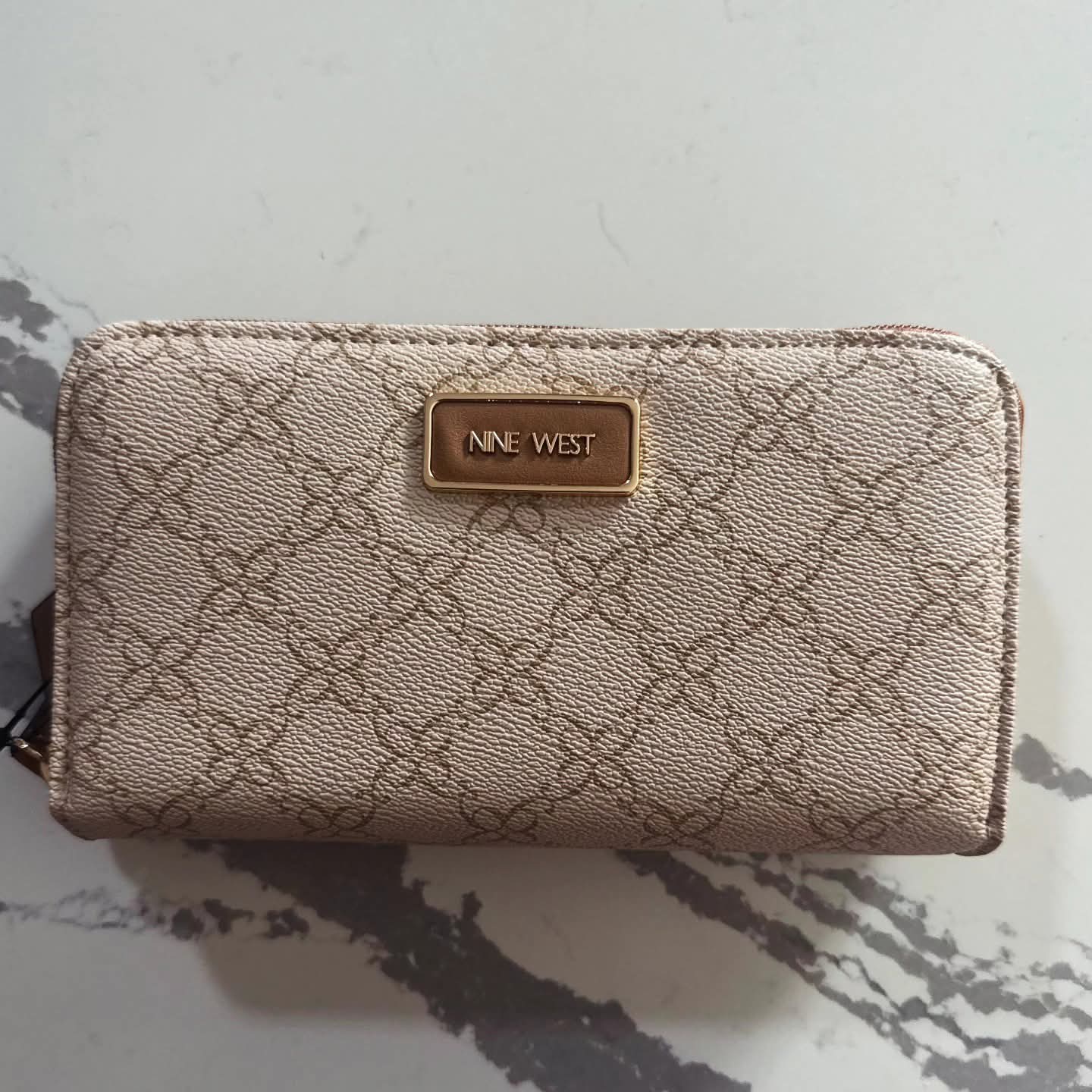Nine West Keifer Wallet (Lt Khaki/Chestnut)