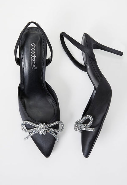 SD Bow Slingback (Black)