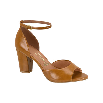 Vizzano Almond Peeptoe Block Heel Sandals