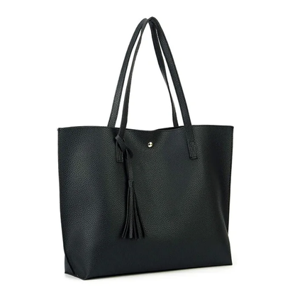 Soft Faux Leather Tote