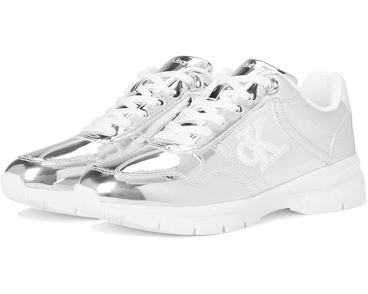 CK Metallic Silver Sneakers