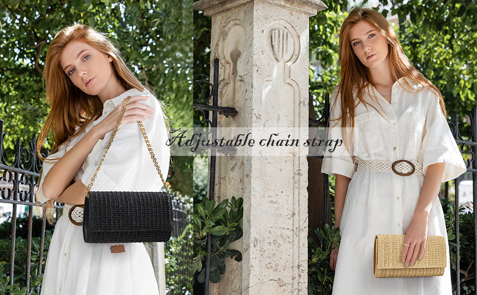 Straw Shoulder Crossbody (Pink)