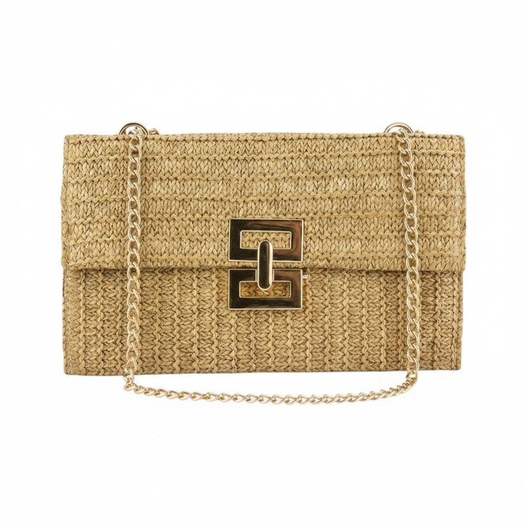 Straw Chain Clutch