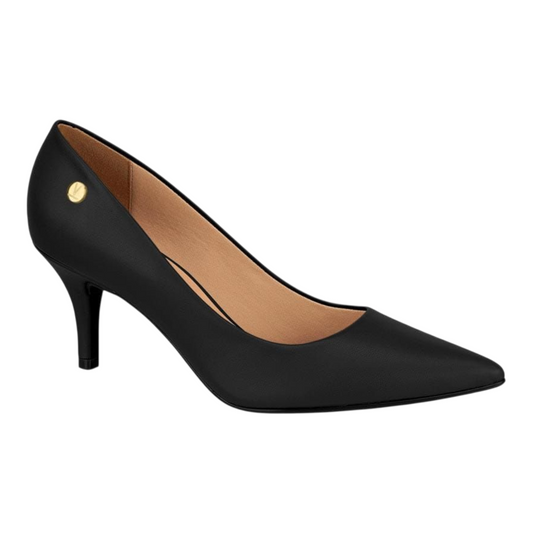 Vizzano Mid-heel Pump (Matte Black)