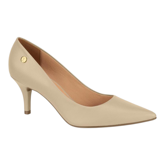 Vizzano Mid-heel Pump (Matte Beige)